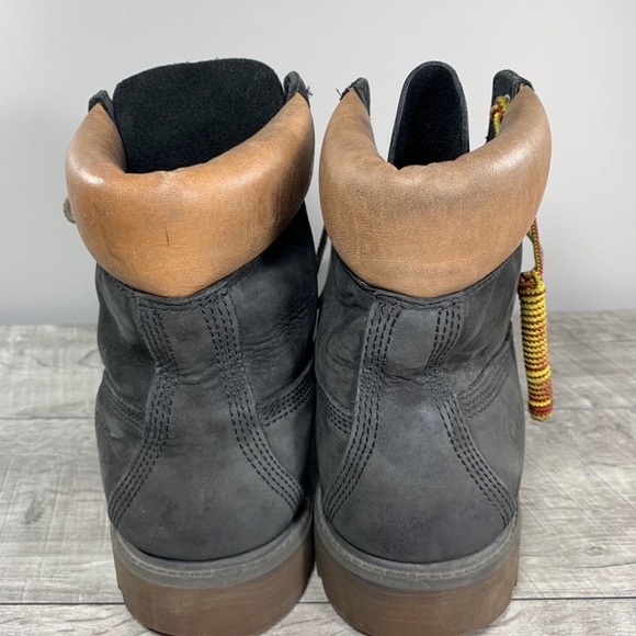 Timberland A19MW Waterproof 6” Men’s Black Leather Work Bootie Boots Size 11 main image 7